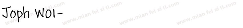 Joph W01字体转换